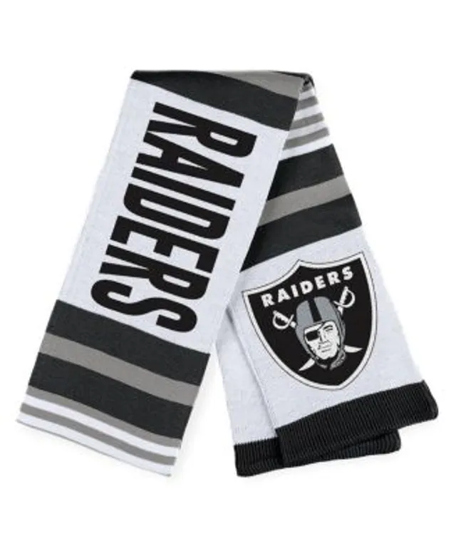 Women's WEAR by Erin Andrews Las Vegas Raiders Striped Scarf & Gloves Set