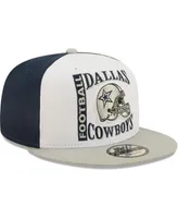 Dallas Cowboys New Era Team Script 9FIFTY Snapback Hat - Navy/Gray