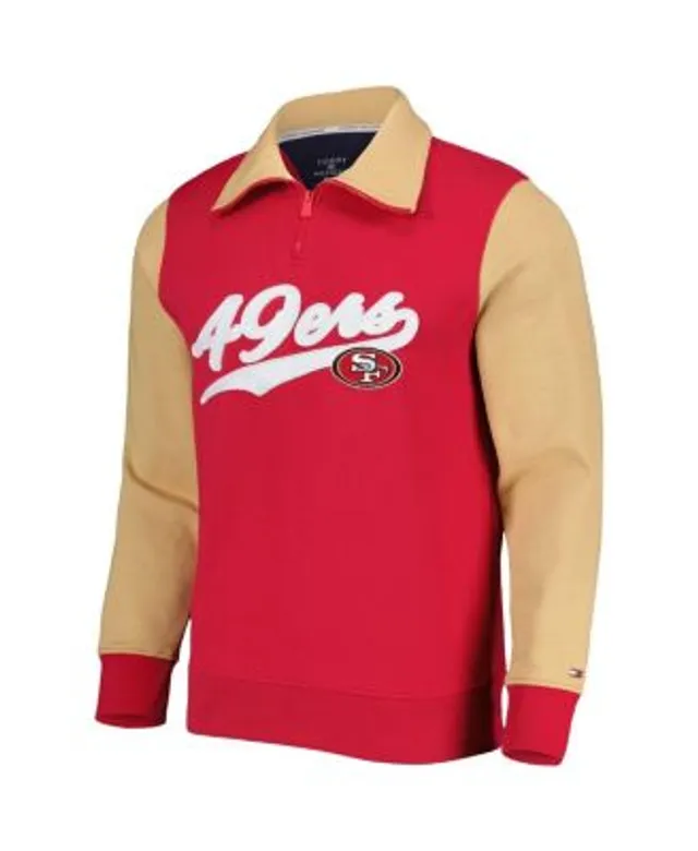 San Francisco 49ers Fanatics Branded Tough Minded Quarter-Zip Top - Scarlet