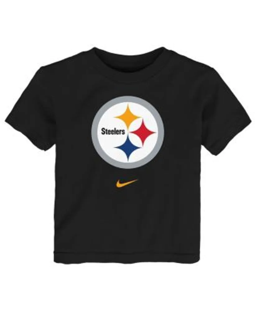 Nike Toddler Boys and Girls Black Pittsburgh Steelers Logo T-shirt