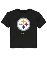 Toddler Pittsburgh Steelers Nike Black Icon T-Shirt