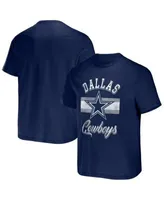 Men's NFL x Darius Rucker Collection by Fanatics Navy Dallas Cowboys Slub  Henley T-Shirt