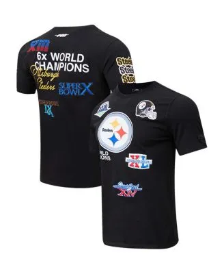 Men's Fanatics Branded Black Pittsburgh Steelers Number One Dad T-Shirt Size: Extra Large