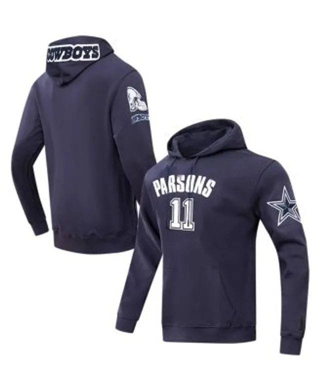 Men's Dallas Cowboys Tommy Hilfiger Navy/Gray Pinnacle Pullover Hoodie