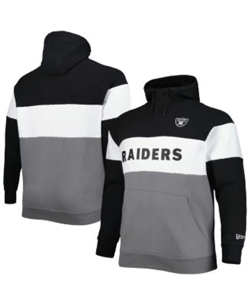 Men's Nike Black Las Vegas Raiders Sideline Athletic Stack Performance Pullover Hoodie Size: Small