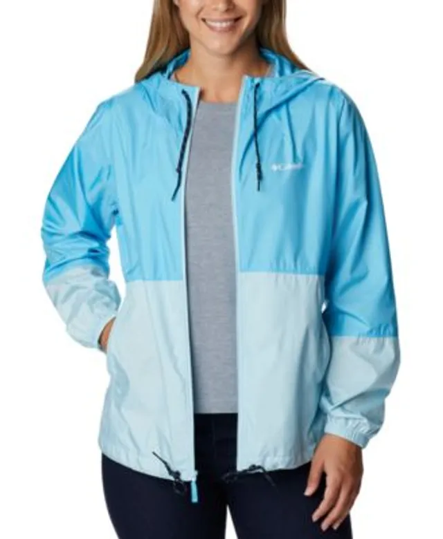 Women's Columbia Gray New York Yankees Flash Forward Full-Zip Windbreaker Jacket Size: Small