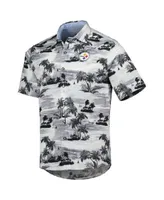 Tommy Bahama Men's Black Pittsburgh Steelers Sport Tropical Horizons  Button-Up Shirt