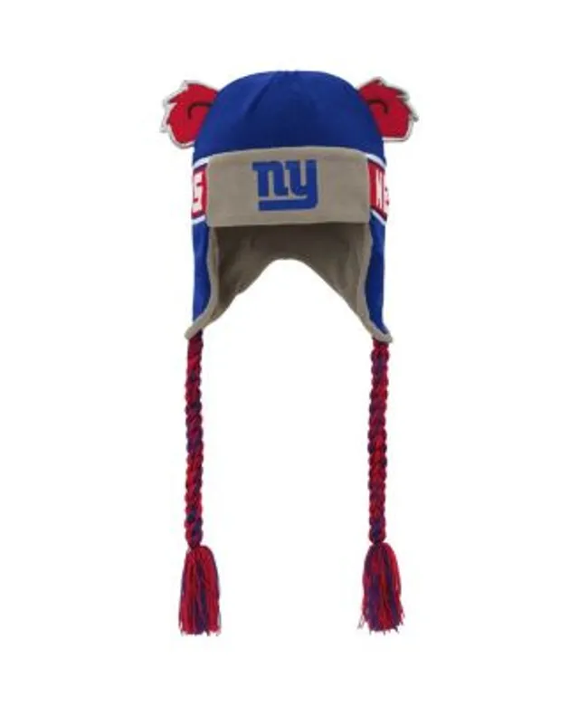 Men's New York Giants Royal Cuffed Cheer Knit Beanie