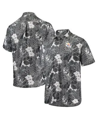 Men's Houston Astros Tommy Bahama Orange Coconut Point Playa Floral  Button-Up Shirt