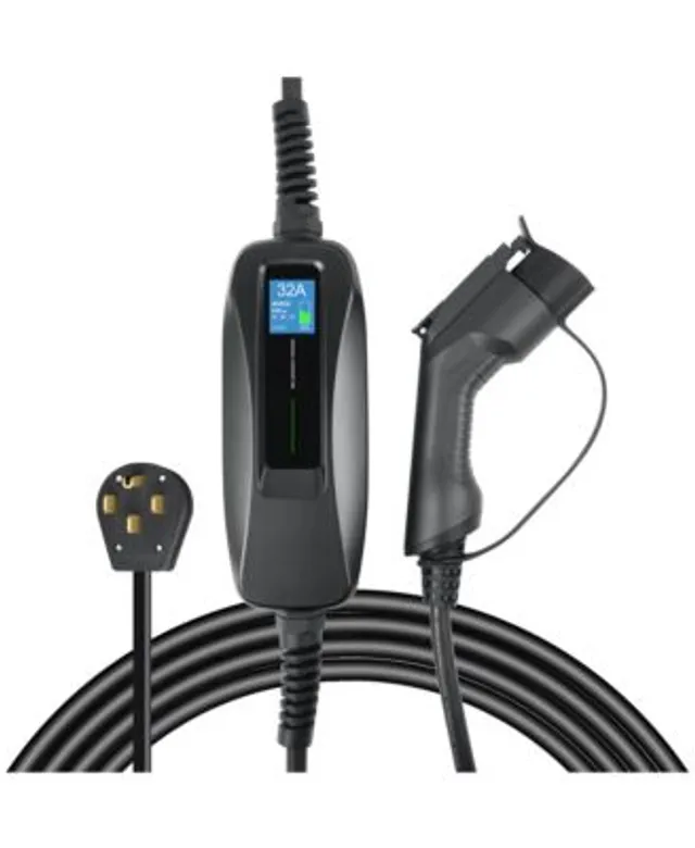 Lectron NEMA 14-50 Level EV Charger 240V 32 Amp with 15ft Extension Cord   J1772 Cable for J1772 EVs Hawthorn Mall
