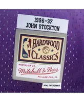 Utah Jazz John Stockton 1996 Hardwood Classics Road Swingman Jersey by  Mitchell & Ness - Purple - Mens