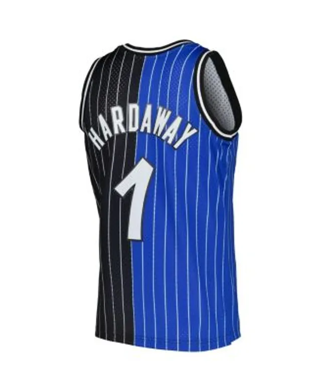 Men's Mitchell & Ness Penny Hardaway Blue/Black Orlando Magic Hardwood  Classics 1994/95 Split Swingman