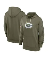 Youth Nike Olive Philadelphia Eagles 2022 Salute To Service Performance  Pullover Hoodie