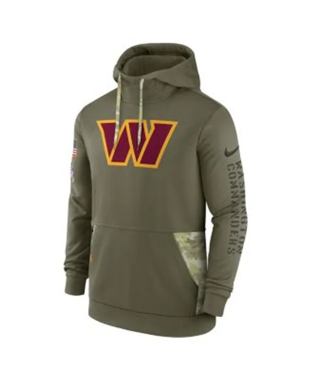 Nike Men's Camo Washington Football Team 2021 Salute To Service Therma  Performance Pullover Hoodie