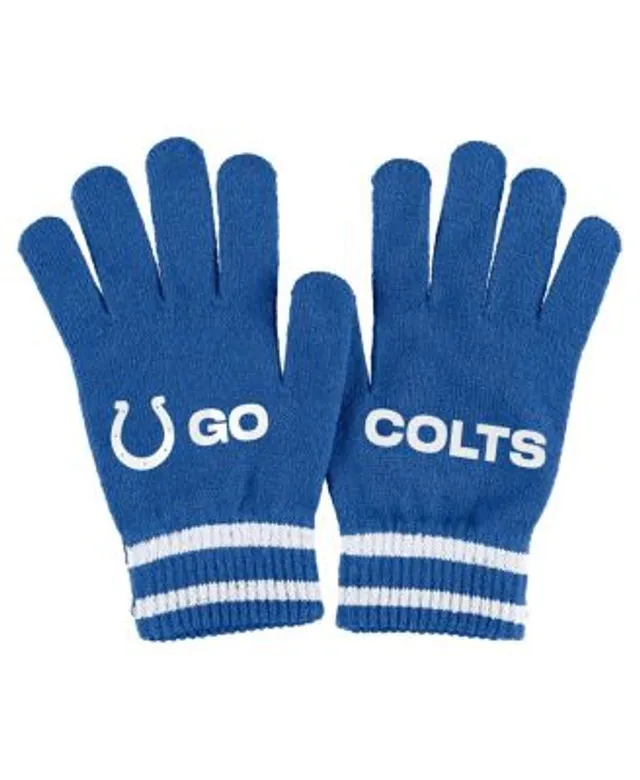 Indianapolis Colts '47 Toddler Bam Bam Cuffed Knit Hat with Pom and Mittens  Set - Royal/White