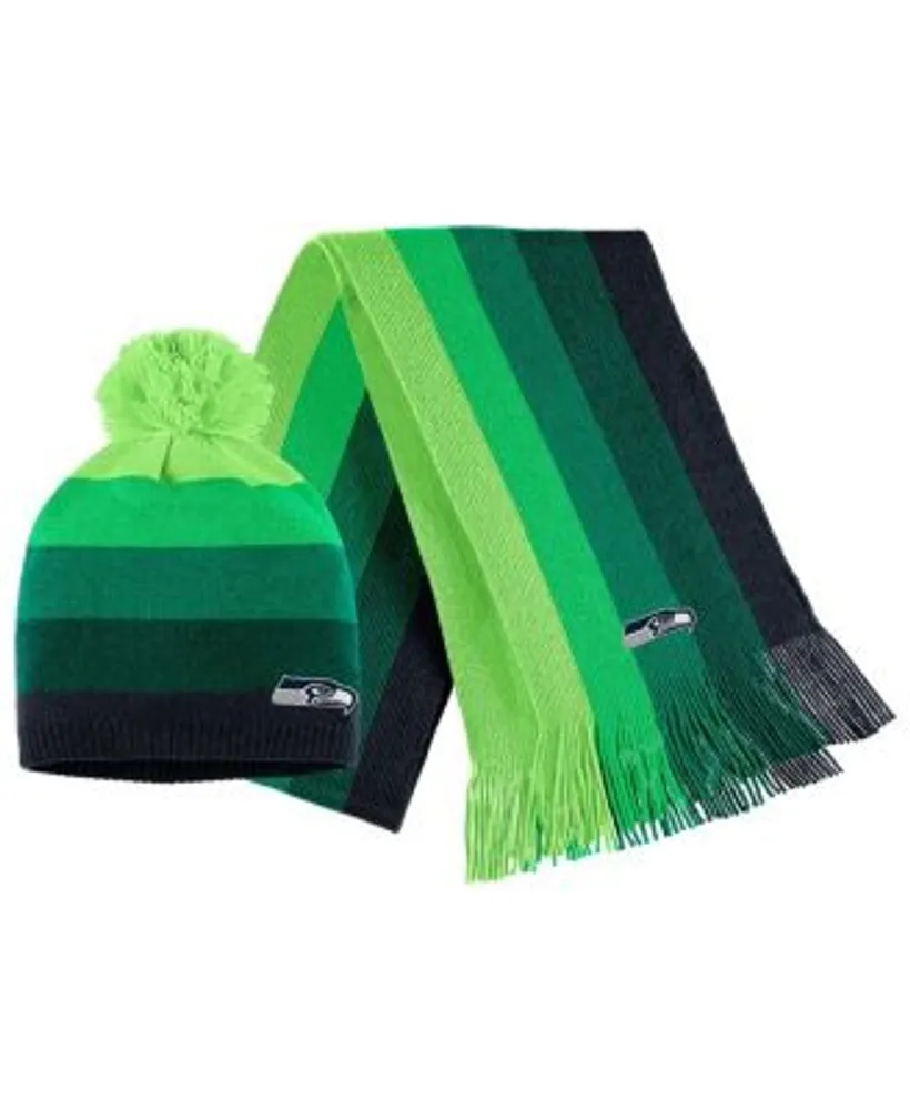 Seattle Seahawks Navy Ombre Sport Beanie Hat