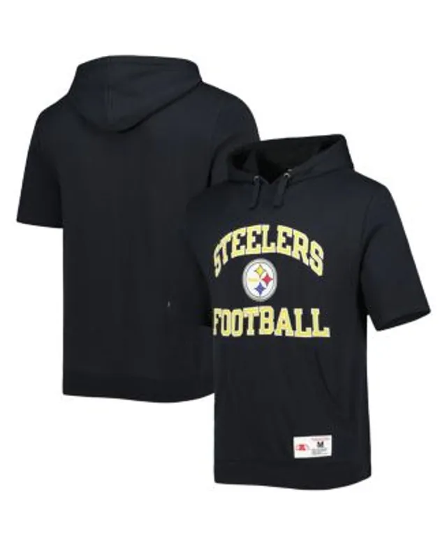 Dallas Cowboys Mitchell & Ness Washed Short Sleeve Pullover Hoodie