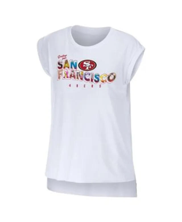 Lids San Francisco 49ers Fanatics Branded Women's Millennial Spirit Jersey  T-Shirt - Pink