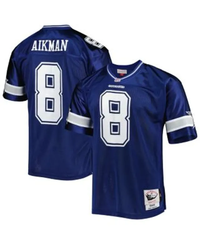 Men's Mitchell & Ness Troy Aikman White/Navy Dallas Cowboys 1994 Authentic  Retired Player Jersey