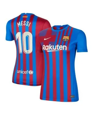 Women's Nike Lionel Messi White Paris Saint-Germain 2021/22 Away Breathe  Stadium Replica Player Jersey