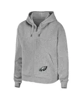 Philadelphia Eagles WEAR By Erin Andrews Women's Sweatshirt - Heathered Gray