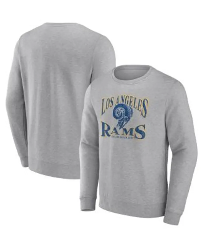 Fanatics Men's Branded Heathered Charcoal Los Angeles Rams