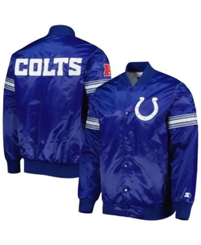 New York Giants Starter The Pick and Roll Full-Snap Jacket - Royal