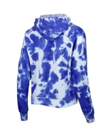 Seattle Seahawks New Era Women's Cloud Dye Fleece Pullover Hoodie