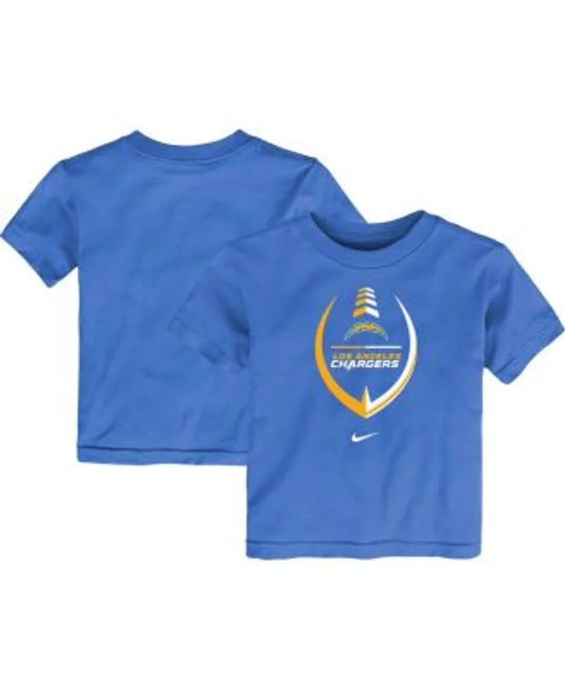 Nike Toddler Boys and Girls Powder Blue Los Angeles Chargers Football  Wordmark T-shirt
