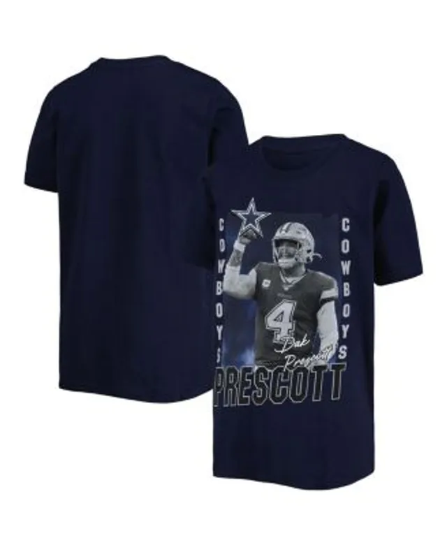 Big Boys Dak Prescott Silver Dallas Cowboys Inverted Team Game Jersey