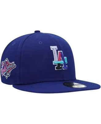 Men's Los Angeles Dodgers New Era Pink 2020 World Series Champions Beetroot  Cyber 59FIFTY Fitted Hat
