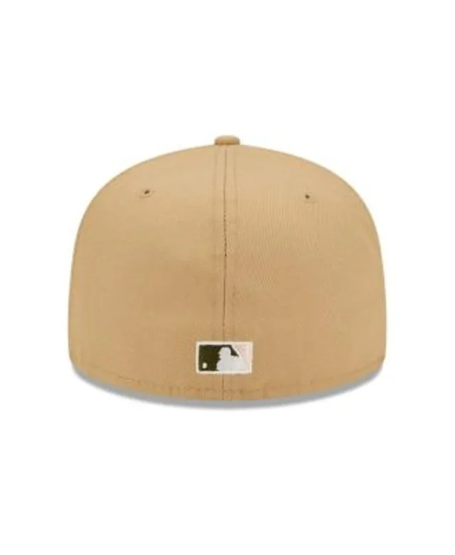 New Era Khaki New York Yankees Stone Dim Undervisor 59FIFTY Fitted Hat