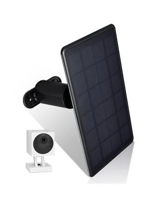 Solar Panel Compatible with Wyze Cam Outdoor - Plug in and Power Your Security Camera with Efficient Solar Power ( Pack