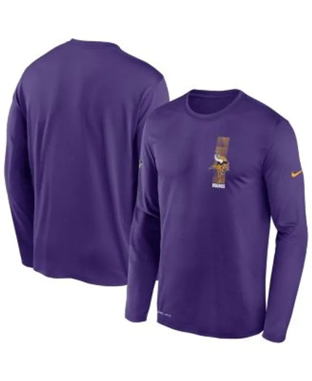 Nike Men's Nike Purple/Black Minnesota Vikings Sideline Player