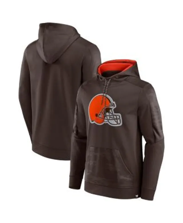 Men's Cleveland Browns Fanatics Branded Orange Hometown Fitted Pullover  Hoodie