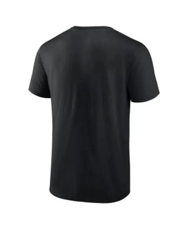 Men's Fanatics Branded Black/Silver Las Vegas Raiders Square Off Long  Sleeve T-Shirt