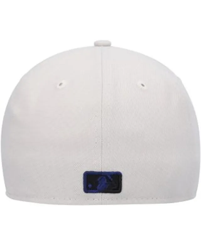 Men's New Era Stone/Royal Los Angeles Dodgers Retro 59FIFTY Fitted Hat