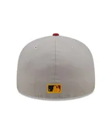 Men's New Era Gray/Red San Francisco Giants 1984 MLB All-Star Game Navy Undervisor 59FIFTY Fitted Hat