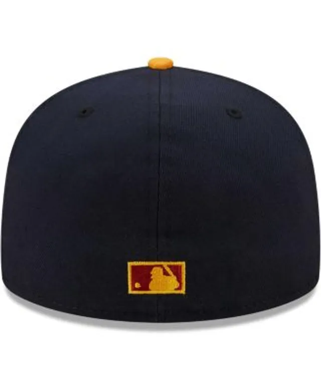 Men's New Era Navy/Gold Detroit Tigers Primary Logo 59FIFTY Fitted Hat