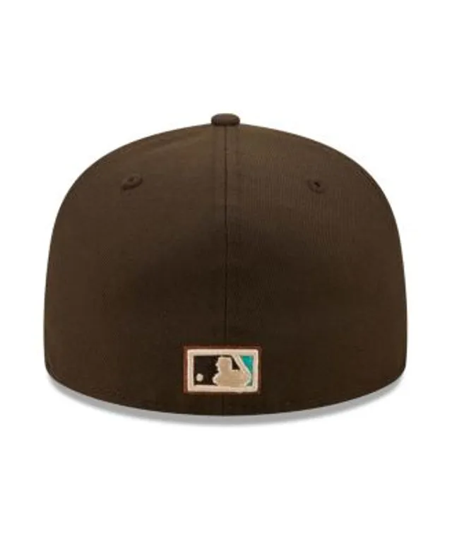 Men's New Era Brown Los Angeles Dodgers Bronze Color Pack 59FIFTY Fitted Hat