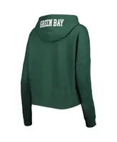 Dallas Cowboys New Era Women's Foil Sleeve Pullover Hoodie - Navy