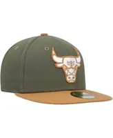 Men's Brooklyn Nets New Era Olive/Orange Two-Tone 59FIFTY Fitted Hat