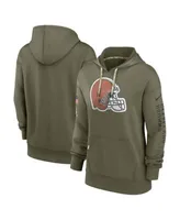 Women's Nike Olive Denver Broncos 2022 Salute To Service Performance Pullover  Hoodie