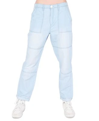 Women's Patch-Pocket High-Rise Pants