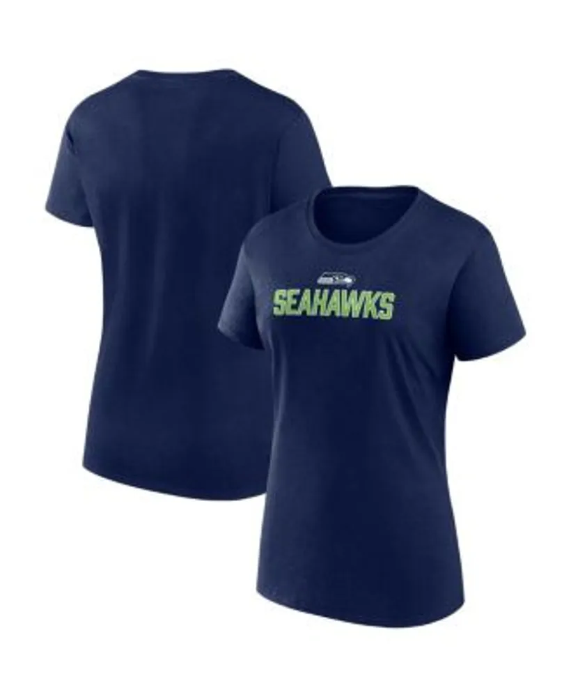 Women's Fanatics Branded College Navy Seattle Seahawks Fundamental Base T- Shirt