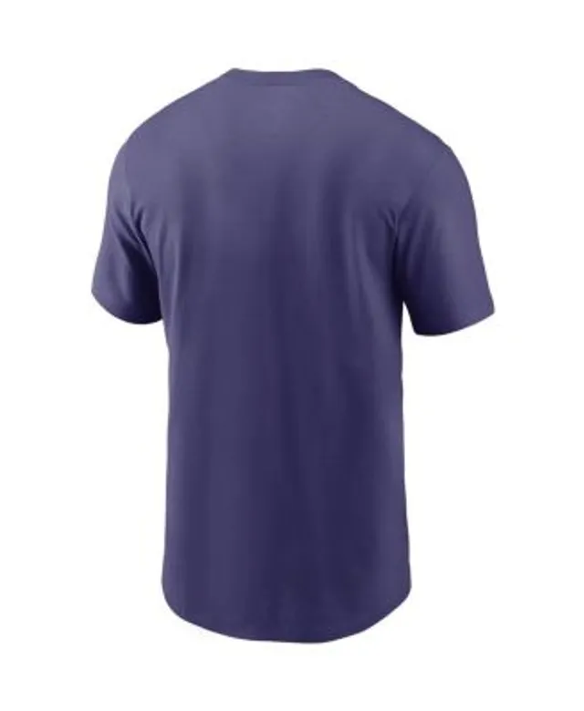 Men's Nike Purple Baltimore Ravens Logo Essential Legend