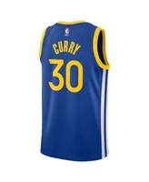 Men's Nike Stephen Curry Royal Golden State Warriors Authentic Jersey - Icon Edition