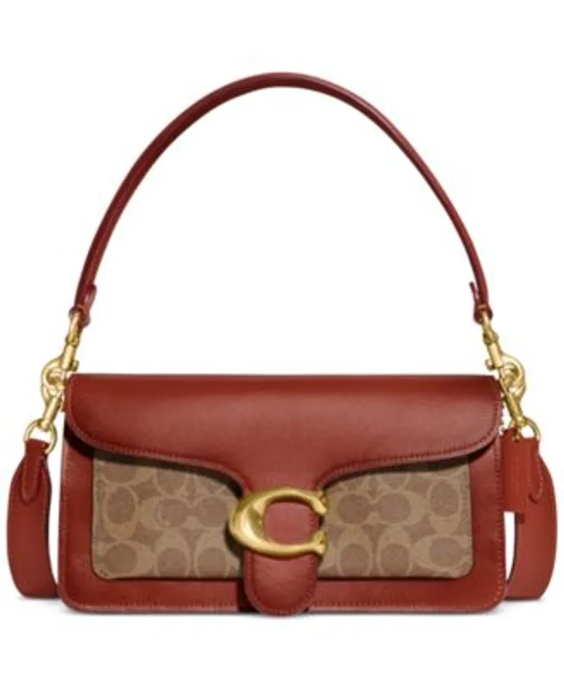 COACH Leather Pillow Tabby with Convertible Straps - Macy's
