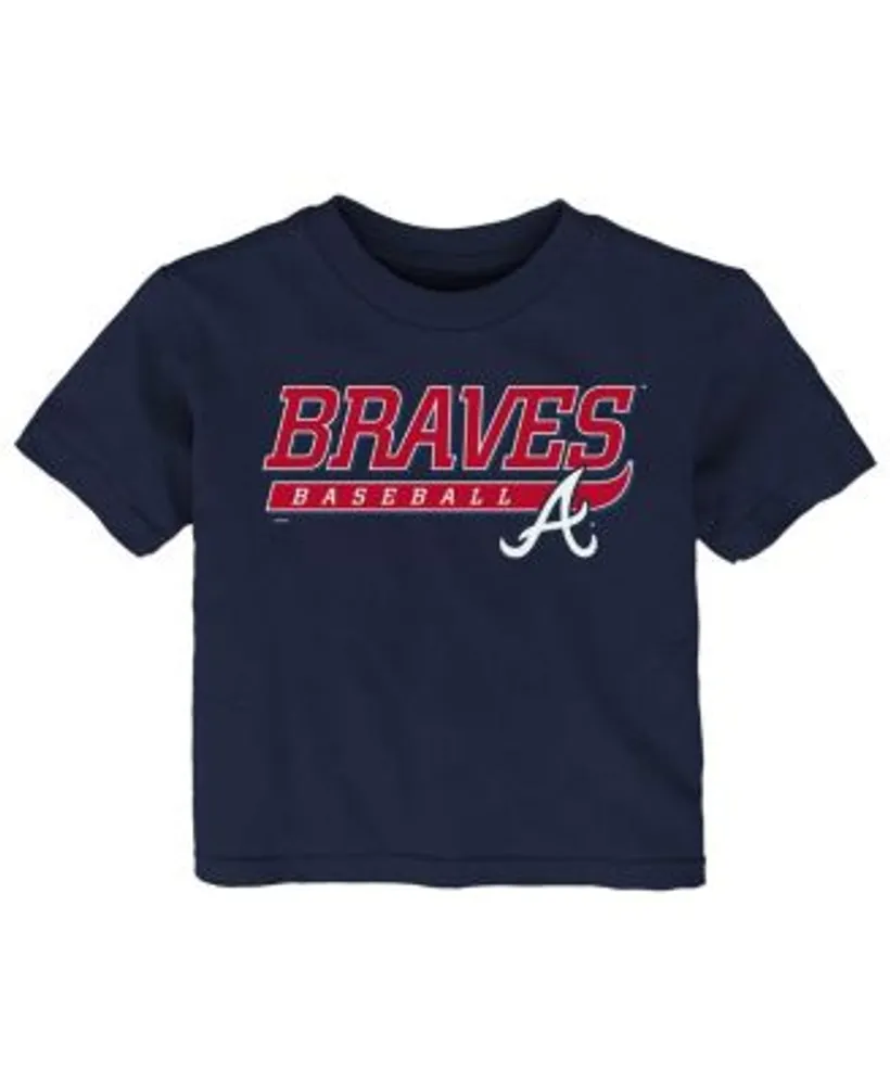 Youth Navy Atlanta Braves T-Shirt