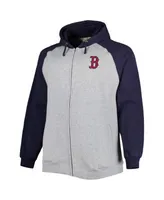 Profile Heather Gray And Navy Detroit Tigers Big And Tall Raglan